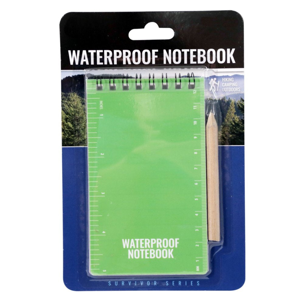 Waterproof Notebook with Pencil Smudgeproof Mini Pocket Journal