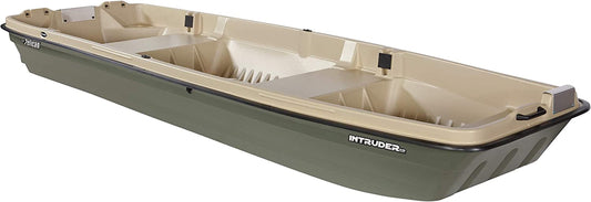 - Boat Intruder 12 - Jon Fishing Boat - 12 Ft. - Great for Hunting/Fishing, Khaki/Beige