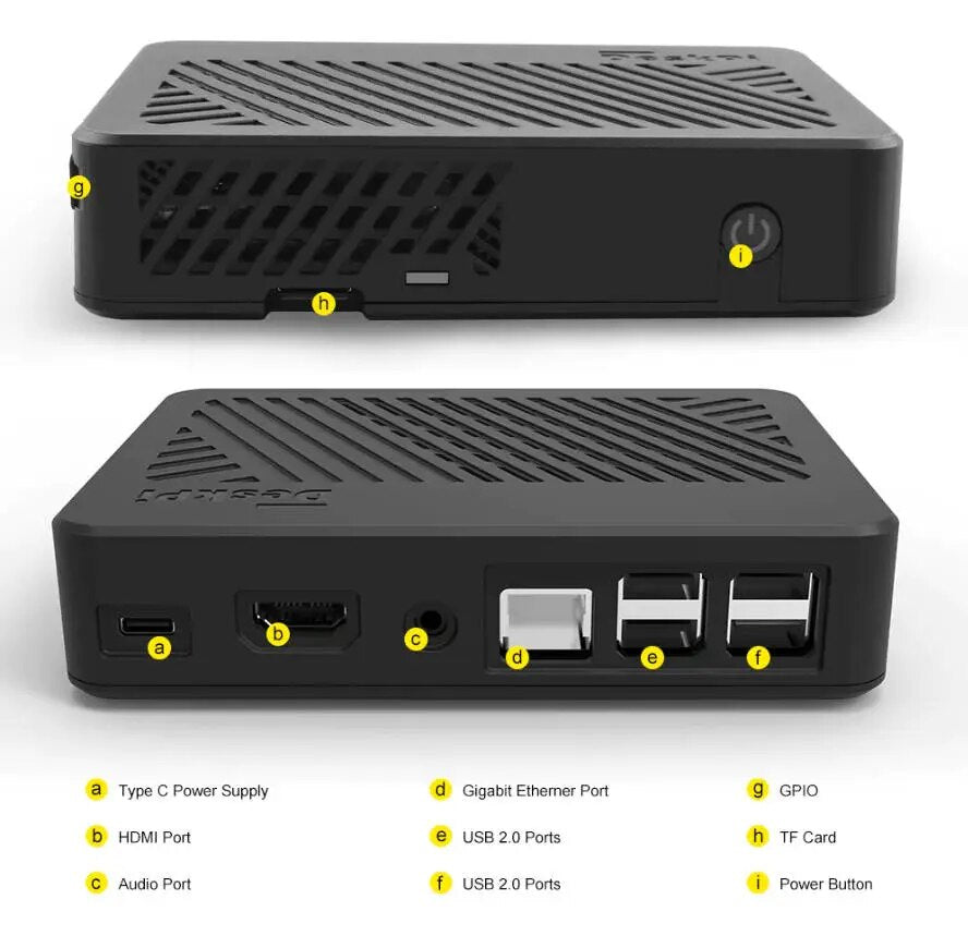 New! Deskpi Lite for Raspberry Pi 3B/3B+, with Power Button/ Heatsink with PWM Fan