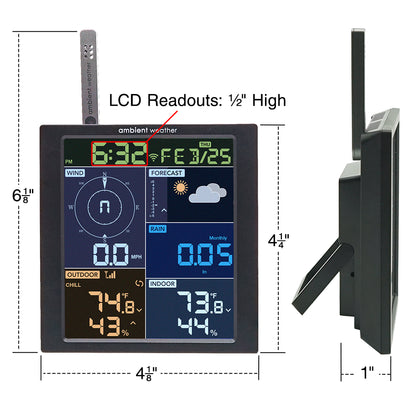 WS-1965 Wifi Weather Station W/Remote Monitoring and  Network Access