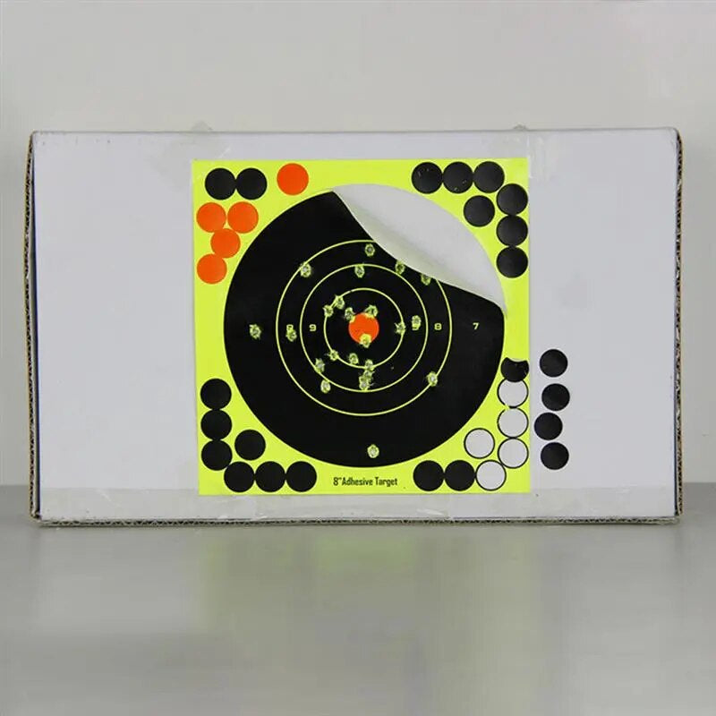 10/50Pcs Shooting Target Paster Self Adhesive Reactivity Aim Hunt Training Target Papers Stickers Training Hunting Accessories
