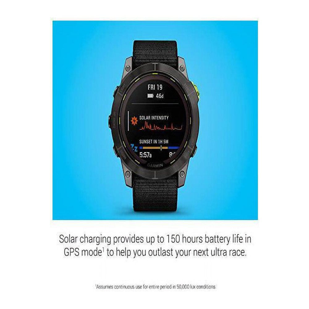 Enduro 2 - Ultraperformance Watch, Solar Charging