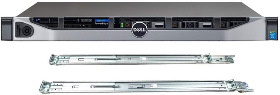 Dell PowerEdge R630 Server with 2 x Intel Xeon E5-2620 v4 8-Core 2.1GHz CPU, 64GB DDR4 RAM, 7.68TB SSD, RAID, Rail Kit, Windows Server 2016 OS (Renewed)