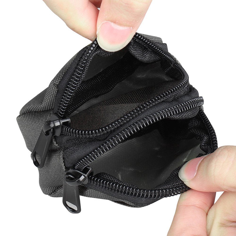 MI-YUKI Outdoor Molle Pouch Camping Zipper Waist Bag Key Coin Small Purse Organizer