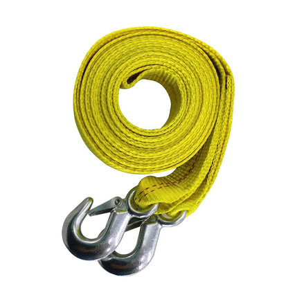 (R) 4.5 Ton 2 Inch X 20 Ft. Polyester Tow Straps Ropes with 2 Hooks 10000Lbs