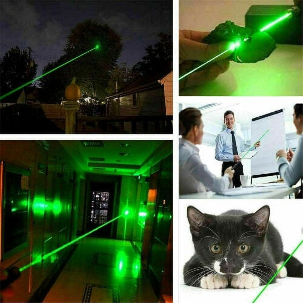 1000Miles 532Nm Green Laser Pointer Pen Visible Beam Light Zoom Focus Lazer New