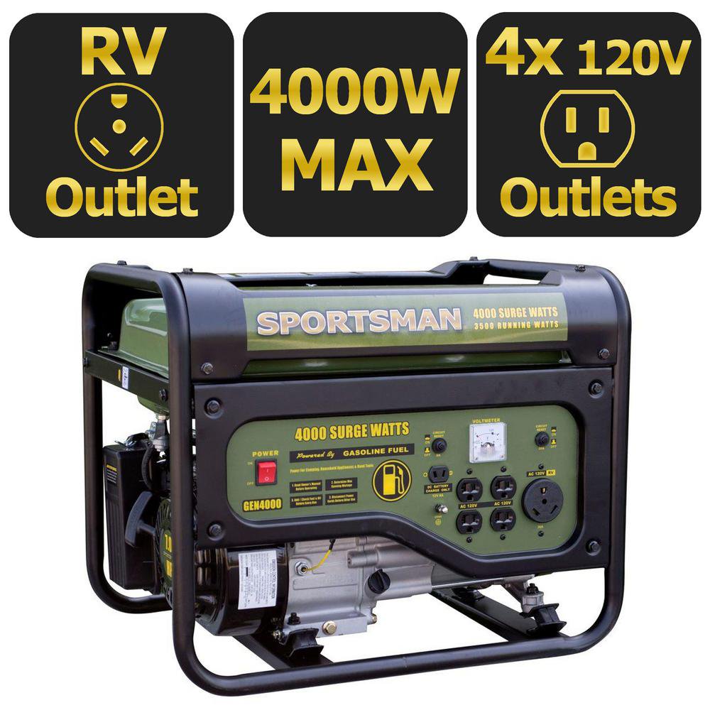 Gasoline 4000W Portable Generator