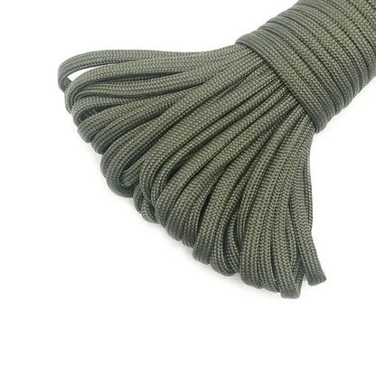 4MM 100FT (5-31M)Camouflage Paracord 550 Parachute Cord Lanyard Mil Spec Type III 7 Strand Camping Survival Equipment Tents Rop