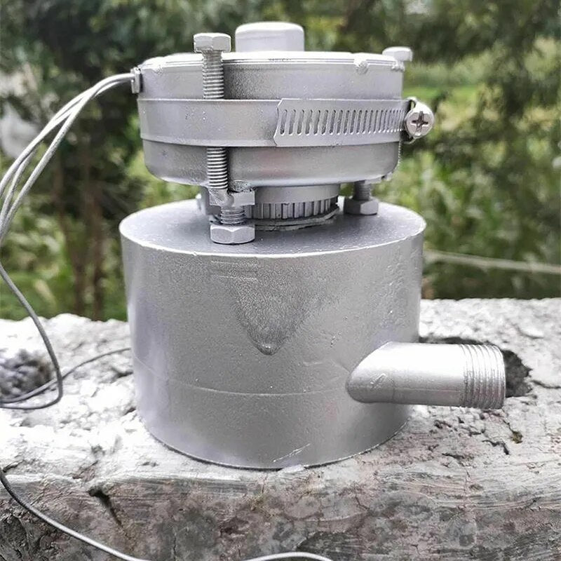 Electric Water Wind Turbine Hydroelectric Generator 220V 300W Alternative Energy Generator Mini Aluminum Alloy Lighting Charging