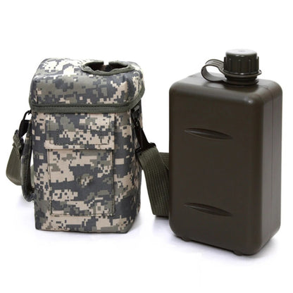 2L Wear Resistant PVC Water Bottle Military Thermal Sport Canteen Portable Outdoor Travel Kettle Large Capacity Durable Camping