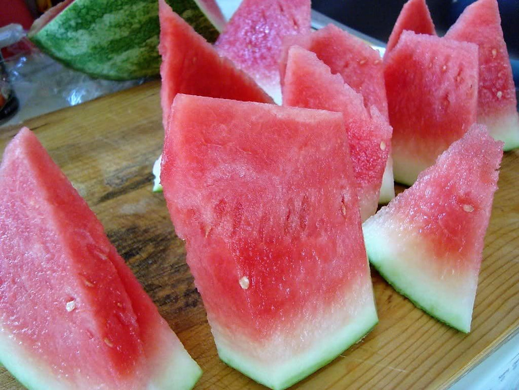 50 DIXIE QUEEN WATERMELON White & Red Citrullus Lanatus Melon Fruit Vine Seeds