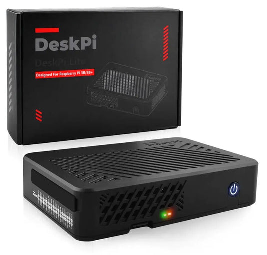 New! Deskpi Lite for Raspberry Pi 3B/3B+, with Power Button/ Heatsink with PWM Fan